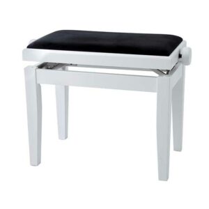 Banquette piano Gewa Deluxe blanche